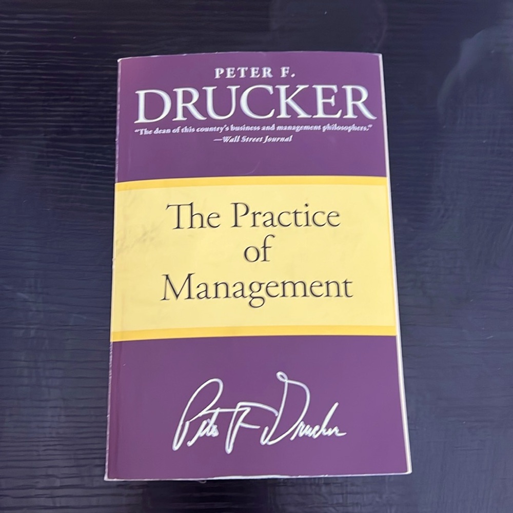 The Practice of Management Book